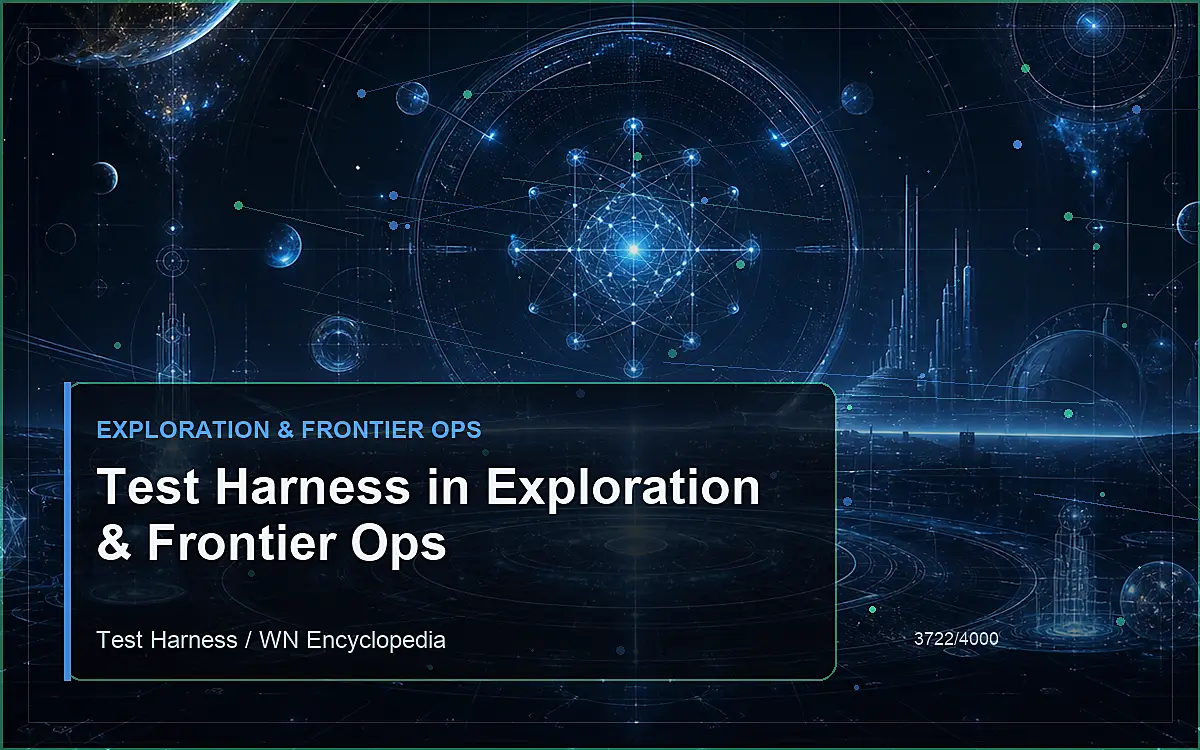 AI-generated encyclopedia reference image for Test Harness in Exploration & Frontier Ops