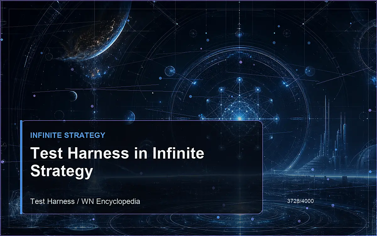AI-generated encyclopedia reference image for Test Harness in Infinite Strategy