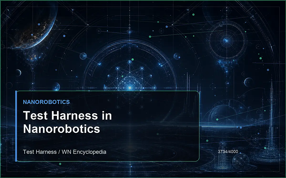 AI-generated encyclopedia reference image for Test Harness in Nanorobotics