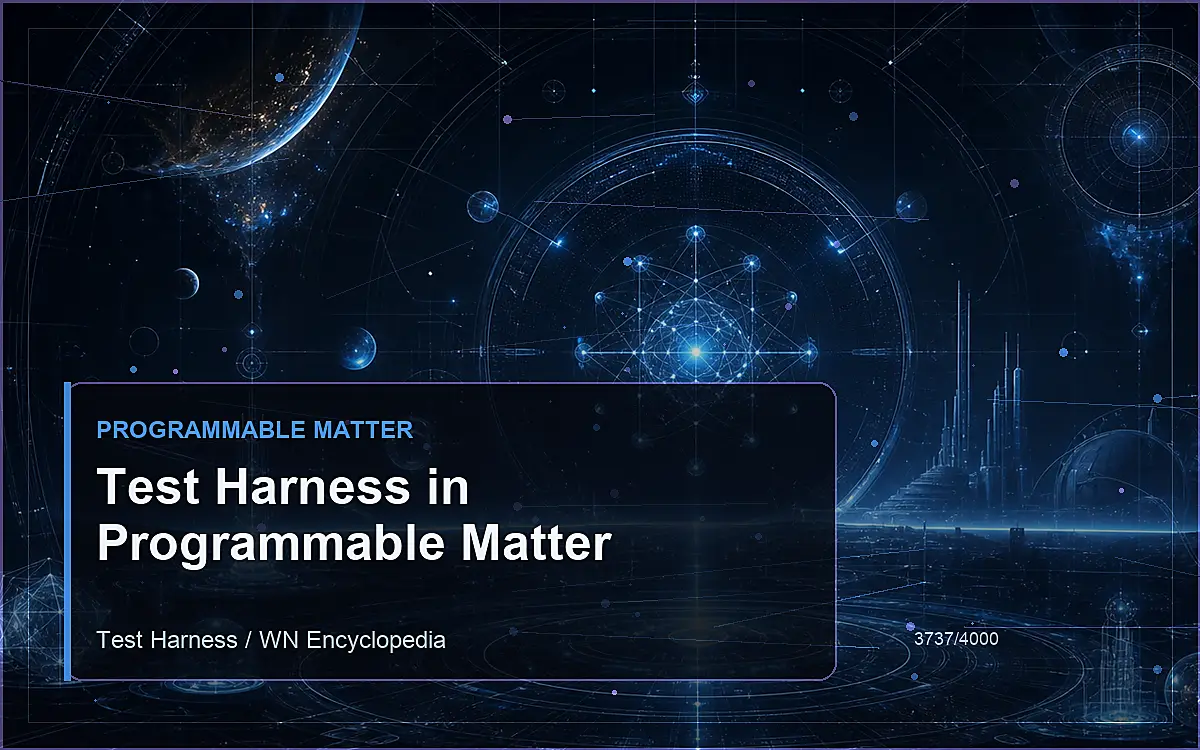 AI-generated encyclopedia reference image for Test Harness in Programmable Matter
