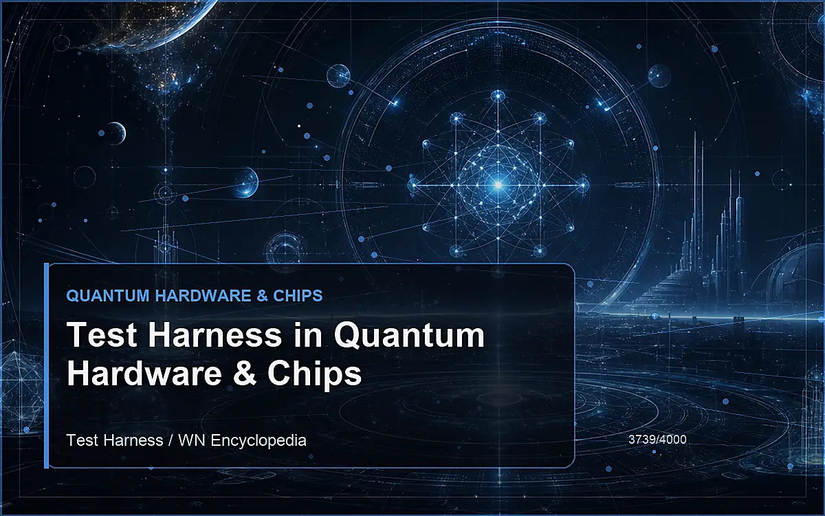 AI-generated encyclopedia reference image for Test Harness in Quantum Hardware & Chips