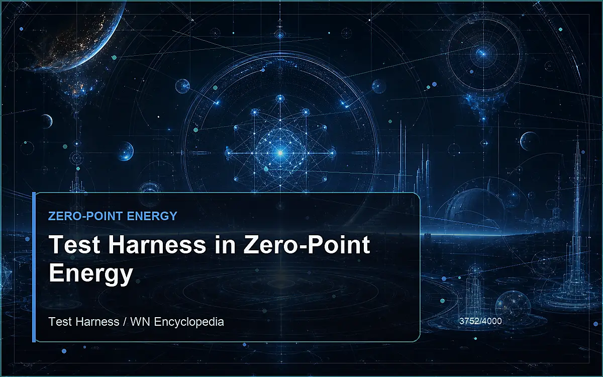 AI-generated encyclopedia reference image for Test Harness in Zero-Point Energy