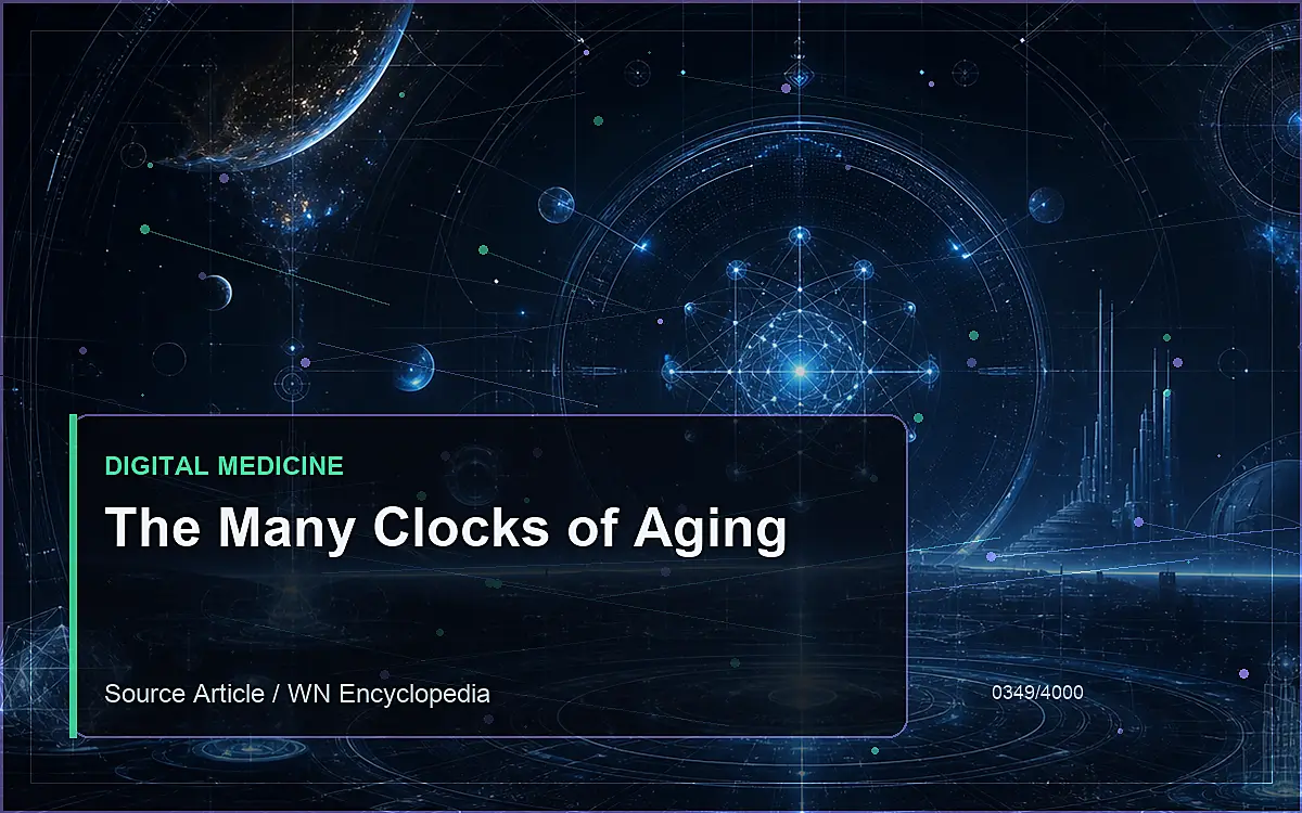 AI-generated encyclopedia reference image for The Many Clocks of Aging