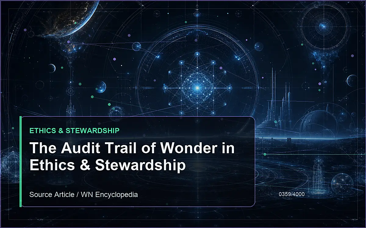 AI-generated encyclopedia reference image for The Audit Trail of Wonder in Ethics & Stewardship