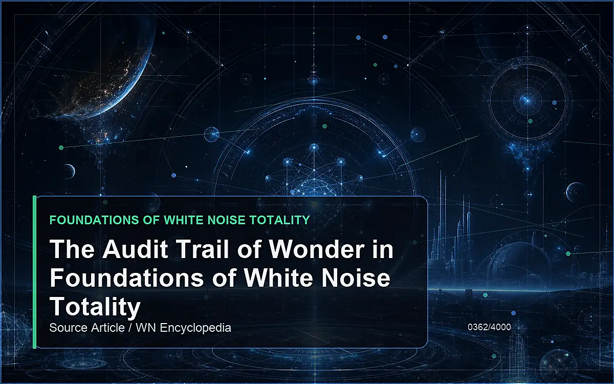 AI-generated encyclopedia reference image for The Audit Trail of Wonder in Foundations of White Noise Totality