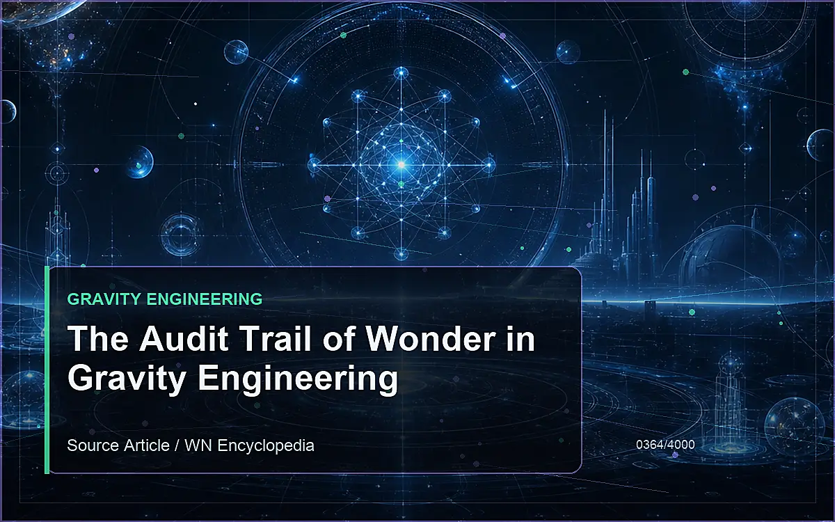 AI-generated encyclopedia reference image for The Audit Trail of Wonder in Gravity Engineering