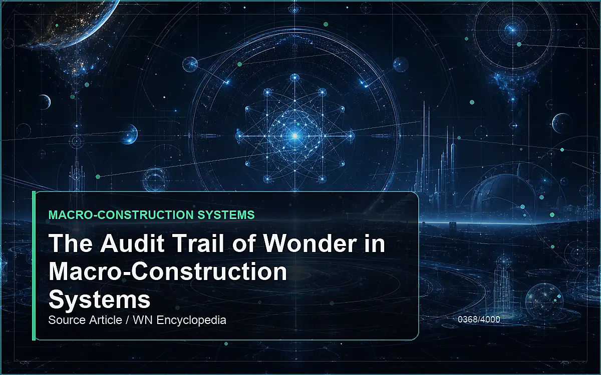 AI-generated encyclopedia reference image for The Audit Trail of Wonder in Macro-Construction Systems