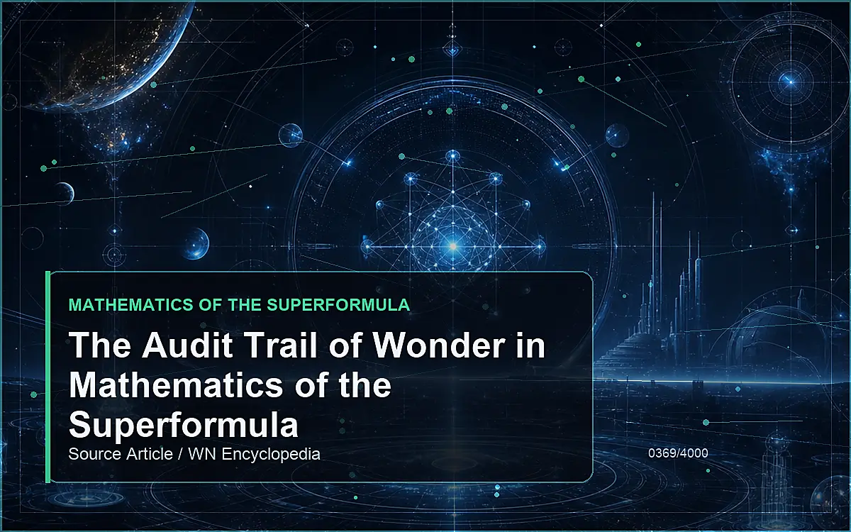 AI-generated encyclopedia reference image for The Audit Trail of Wonder in Mathematics of the Superformula
