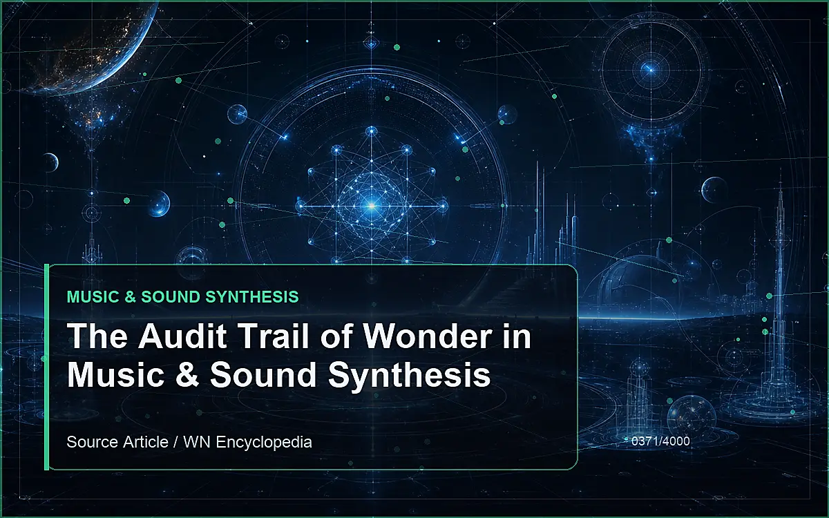 AI-generated encyclopedia reference image for The Audit Trail of Wonder in Music & Sound Synthesis