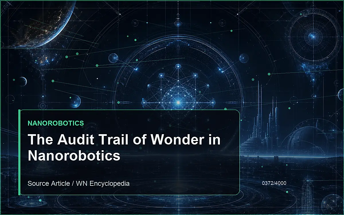 AI-generated encyclopedia reference image for The Audit Trail of Wonder in Nanorobotics