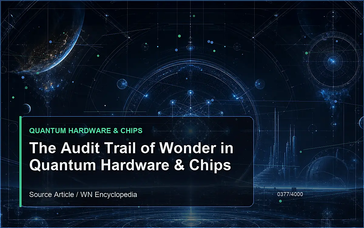AI-generated encyclopedia reference image for The Audit Trail of Wonder in Quantum Hardware & Chips