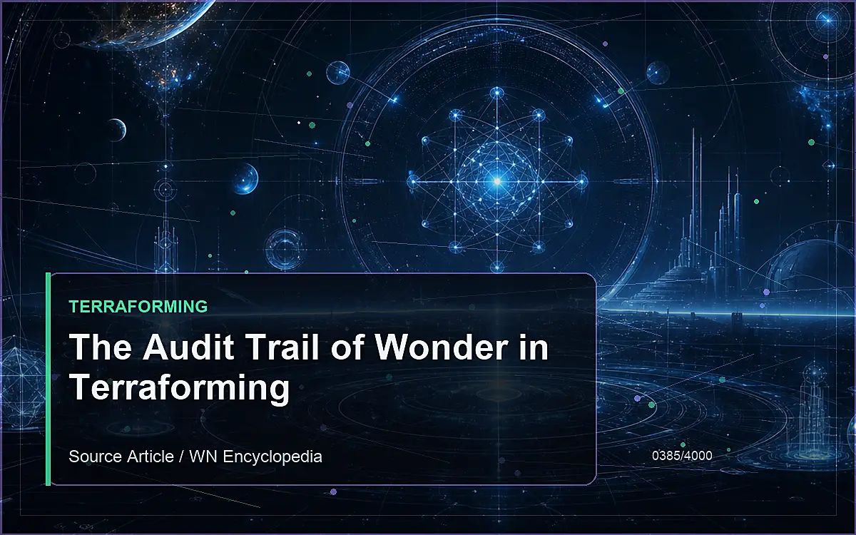 AI-generated encyclopedia reference image for The Audit Trail of Wonder in Terraforming