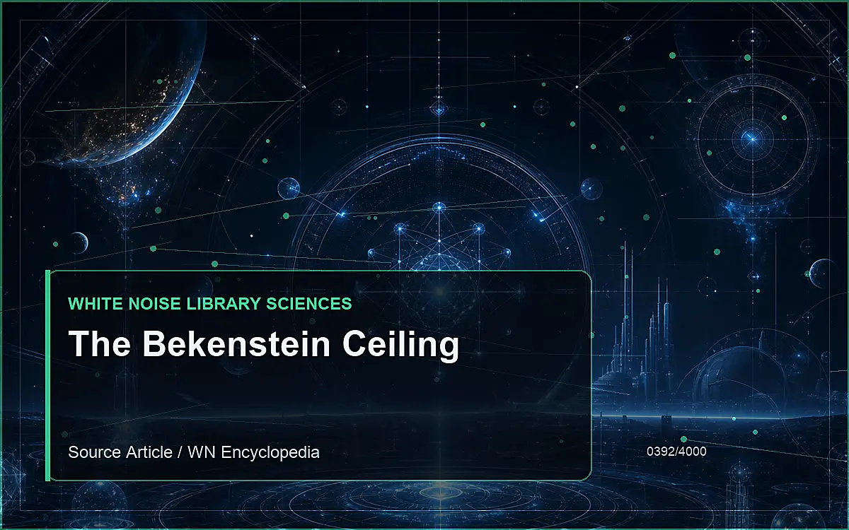 AI-generated encyclopedia reference image for The Bekenstein Ceiling