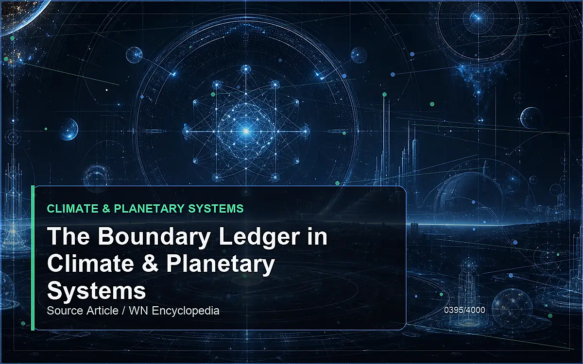 AI-generated encyclopedia reference image for The Boundary Ledger in Climate & Planetary Systems