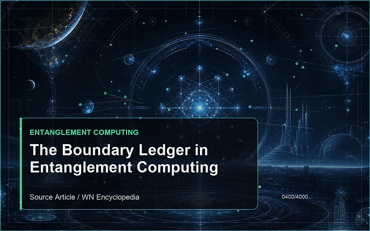 AI-generated encyclopedia reference image for The Boundary Ledger in Entanglement Computing