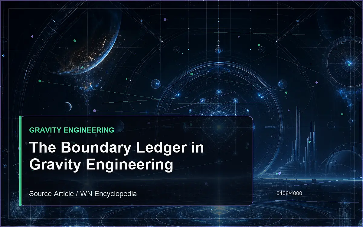 AI-generated encyclopedia reference image for The Boundary Ledger in Gravity Engineering