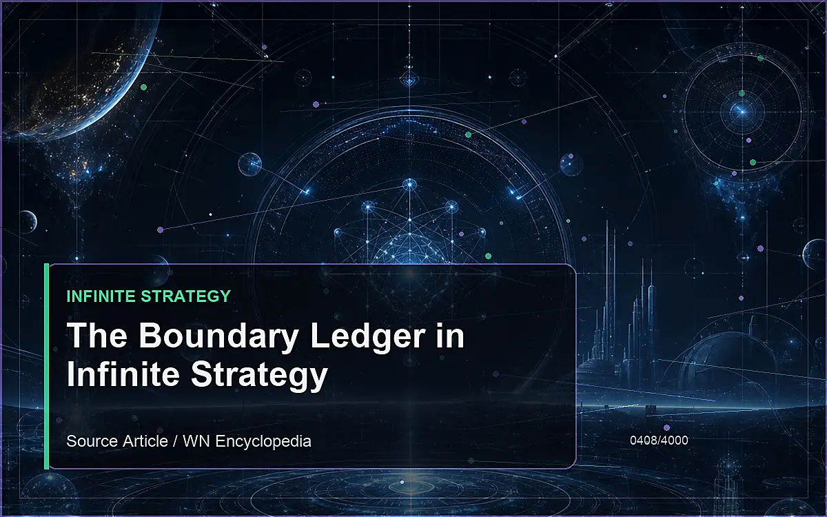 AI-generated encyclopedia reference image for The Boundary Ledger in Infinite Strategy