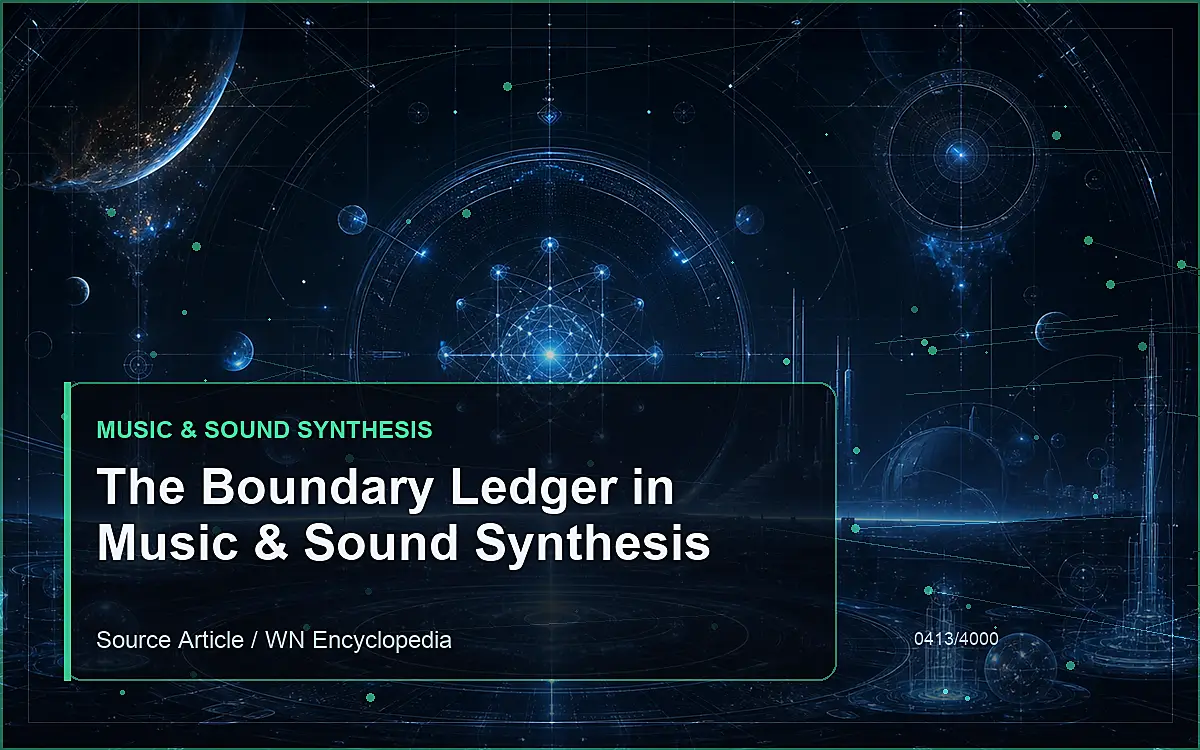AI-generated encyclopedia reference image for The Boundary Ledger in Music & Sound Synthesis