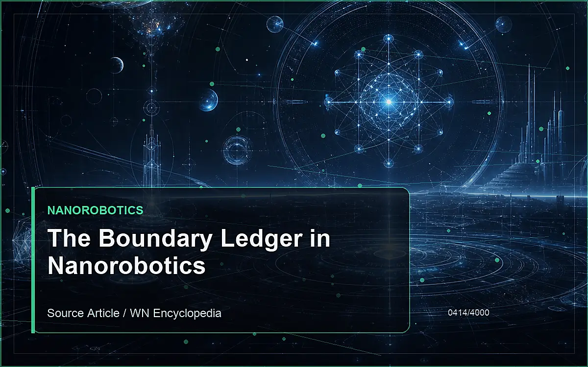 AI-generated encyclopedia reference image for The Boundary Ledger in Nanorobotics