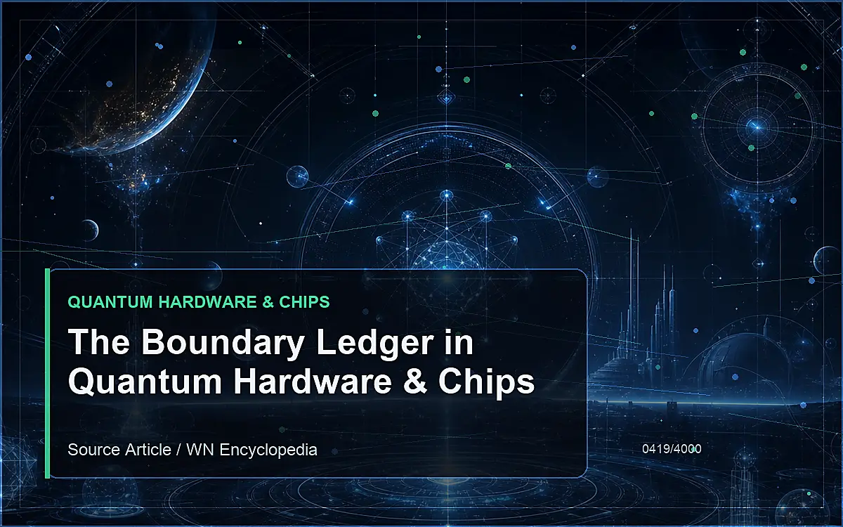 AI-generated encyclopedia reference image for The Boundary Ledger in Quantum Hardware & Chips