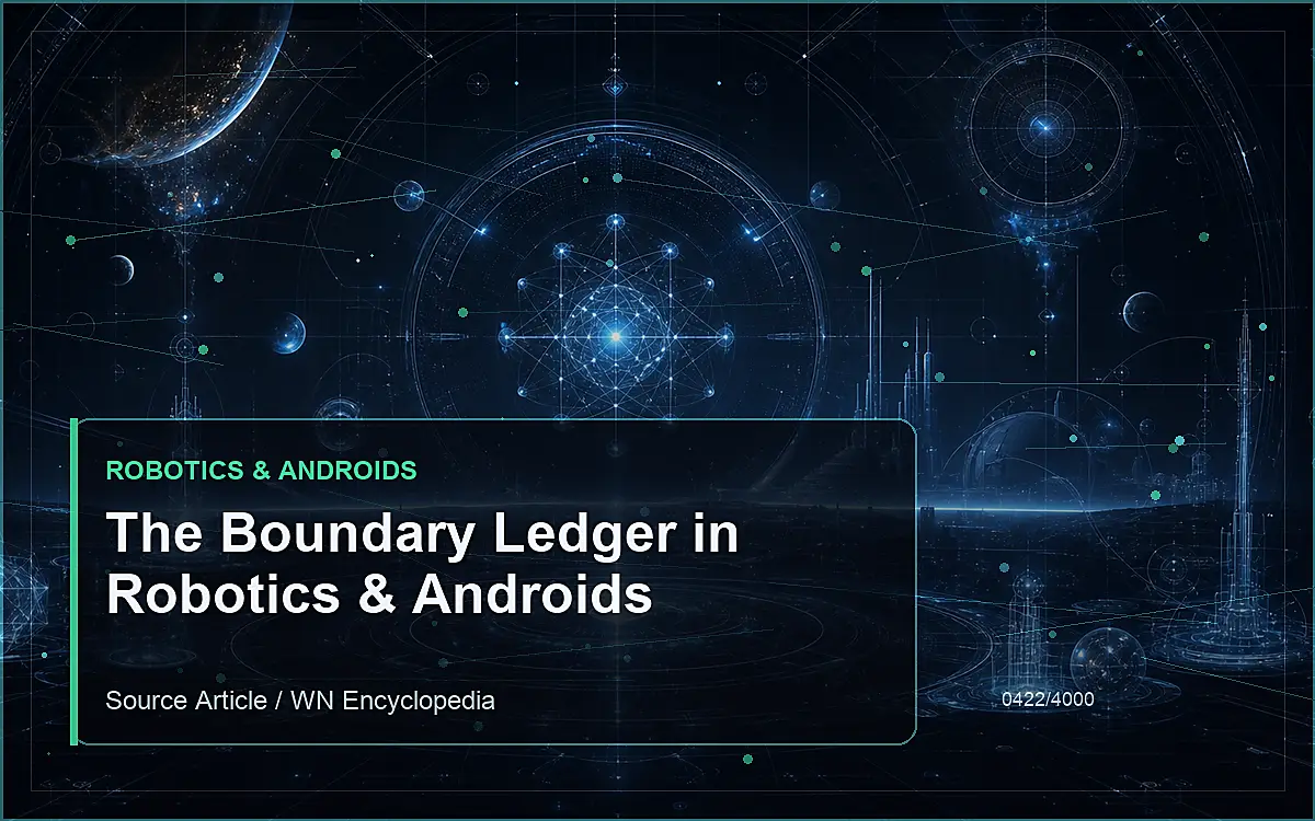 AI-generated encyclopedia reference image for The Boundary Ledger in Robotics & Androids