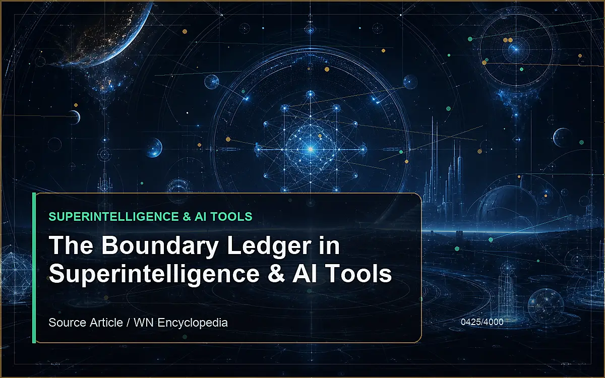 AI-generated encyclopedia reference image for The Boundary Ledger in Superintelligence & AI Tools