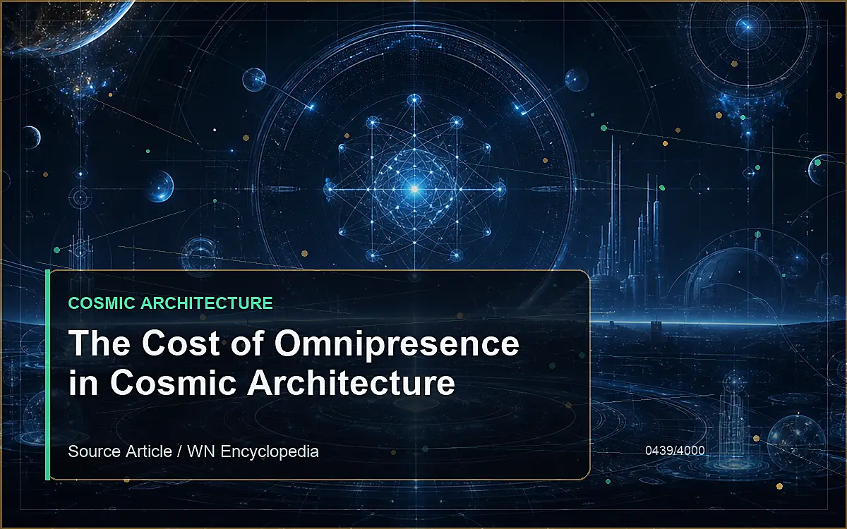 AI-generated encyclopedia reference image for The Cost of Omnipresence in Cosmic Architecture