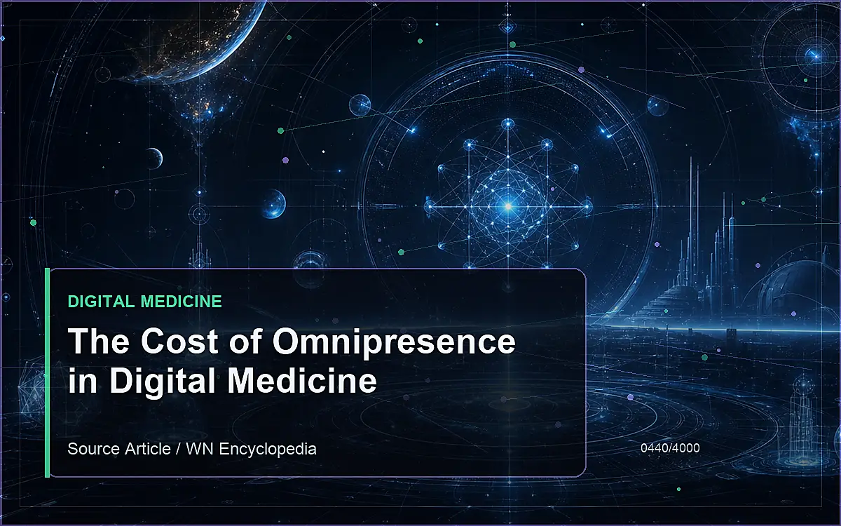 AI-generated encyclopedia reference image for The Cost of Omnipresence in Digital Medicine