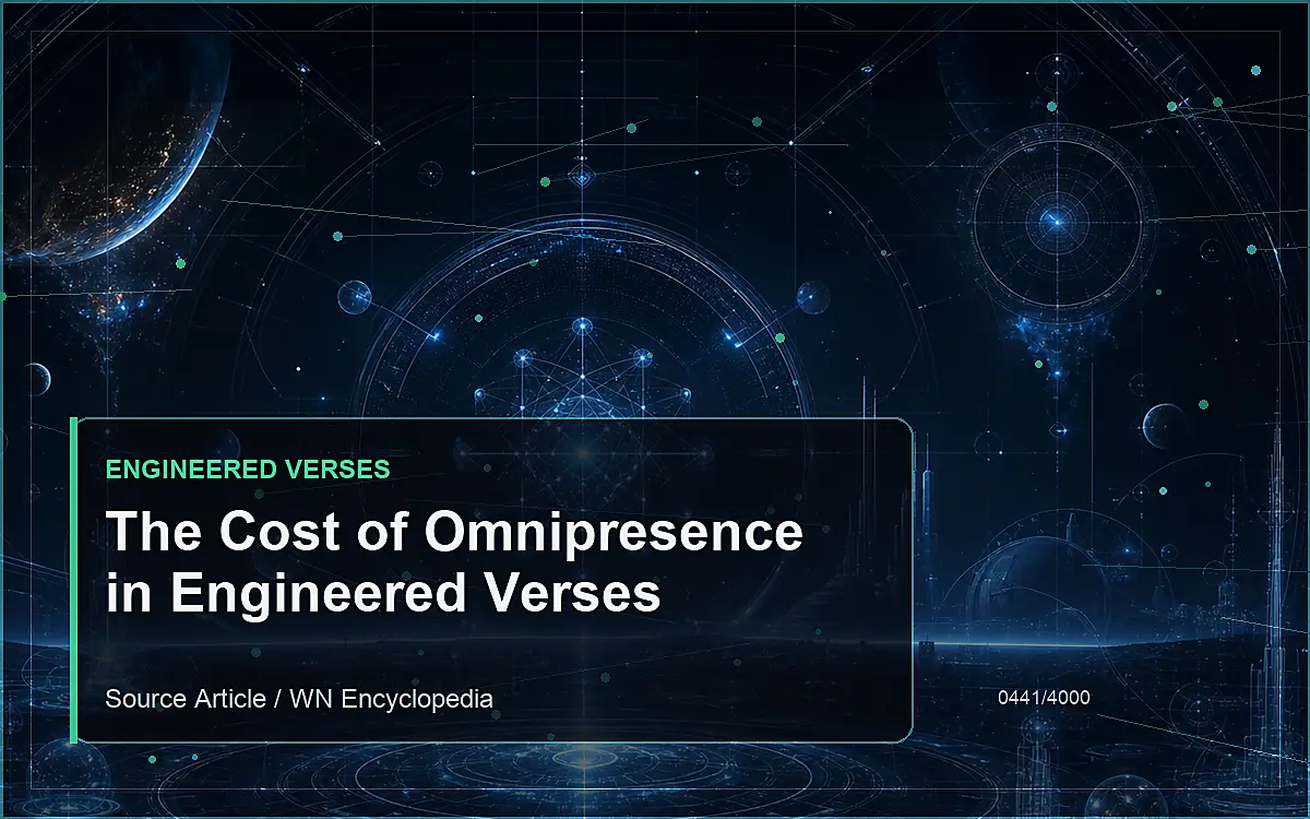 AI-generated encyclopedia reference image for The Cost of Omnipresence in Engineered Verses