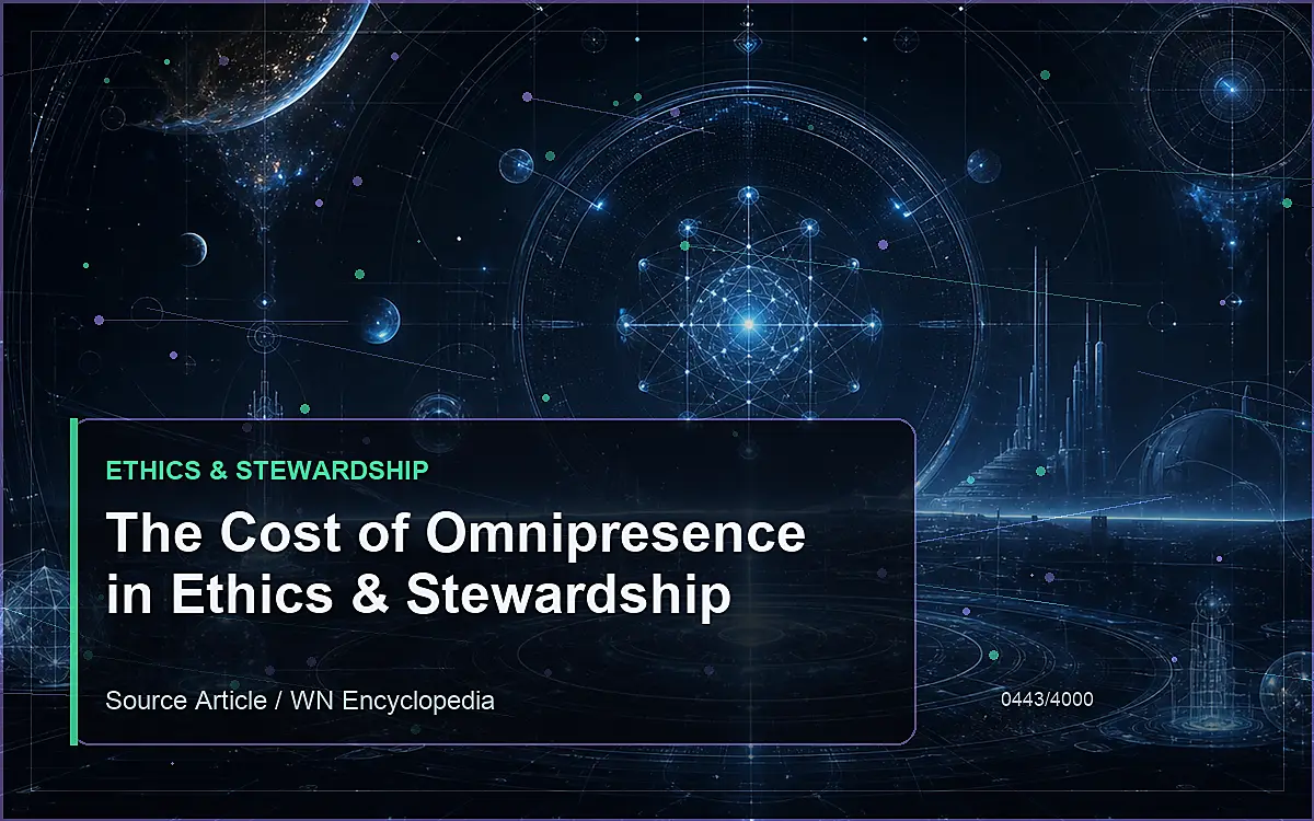 AI-generated encyclopedia reference image for The Cost of Omnipresence in Ethics & Stewardship