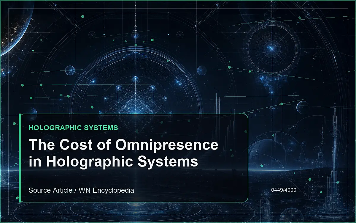 AI-generated encyclopedia reference image for The Cost of Omnipresence in Holographic Systems