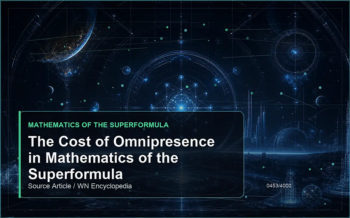 AI-generated encyclopedia reference image for The Cost of Omnipresence in Mathematics of the Superformula