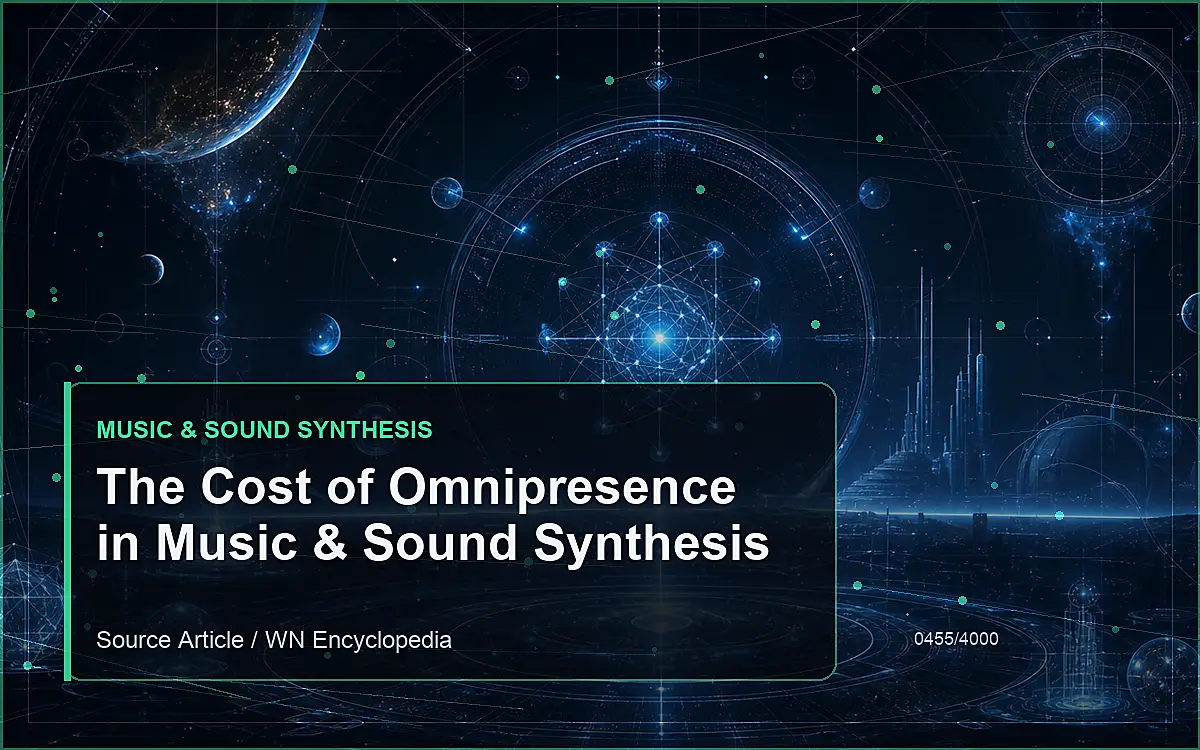 AI-generated encyclopedia reference image for The Cost of Omnipresence in Music & Sound Synthesis