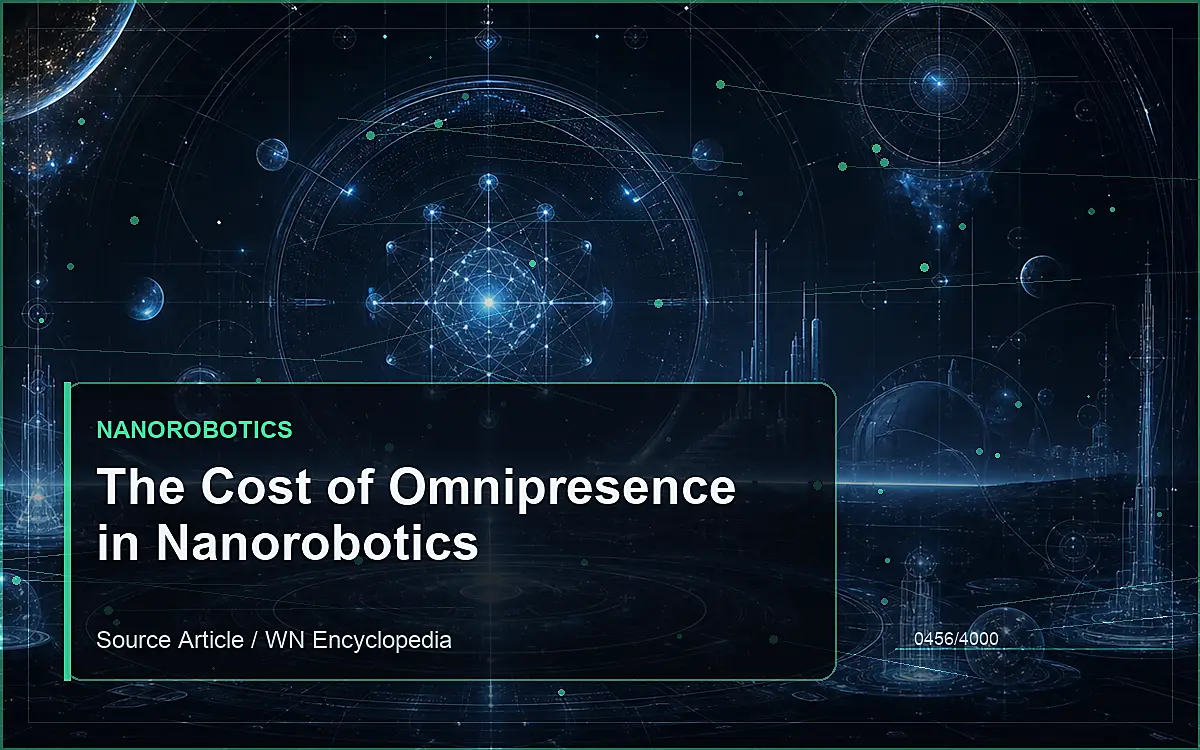 AI-generated encyclopedia reference image for The Cost of Omnipresence in Nanorobotics