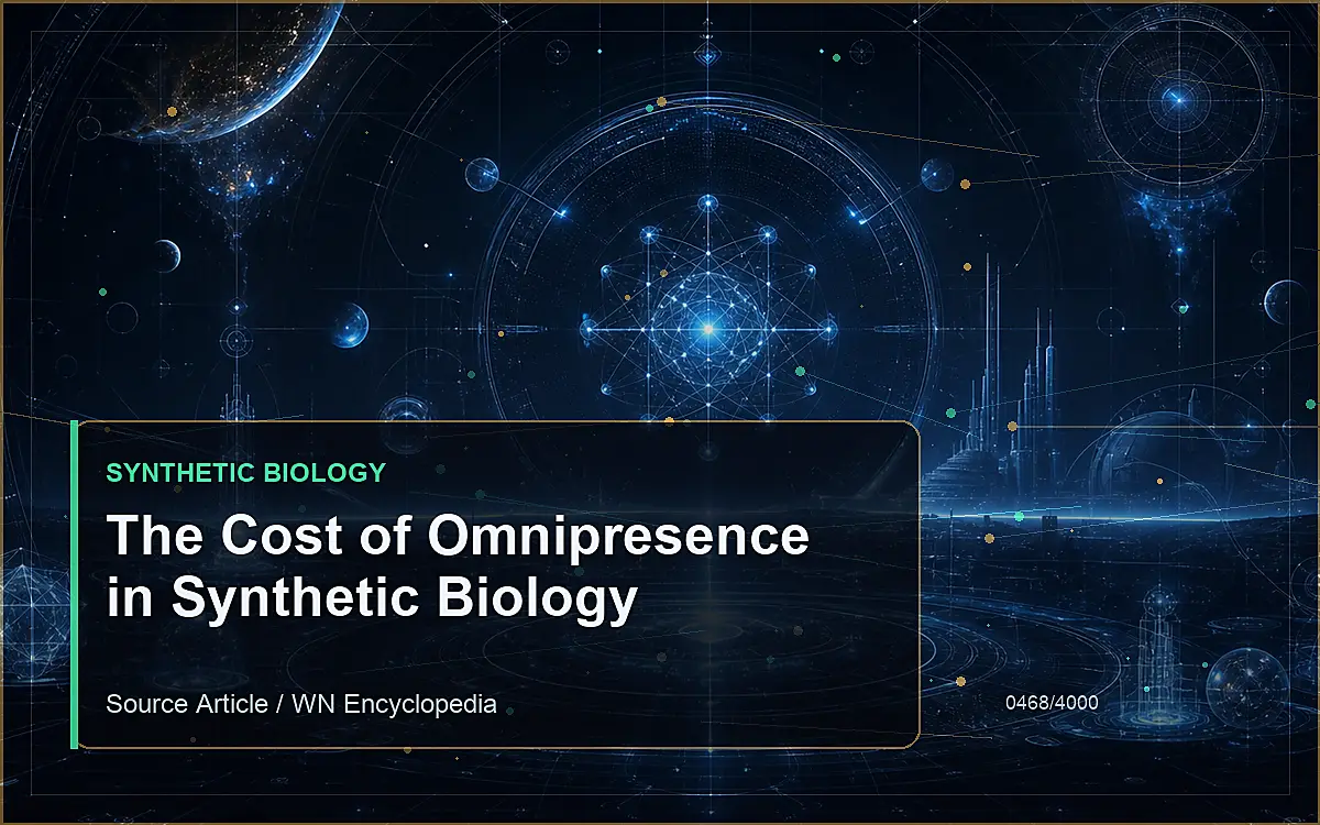 AI-generated encyclopedia reference image for The Cost of Omnipresence in Synthetic Biology