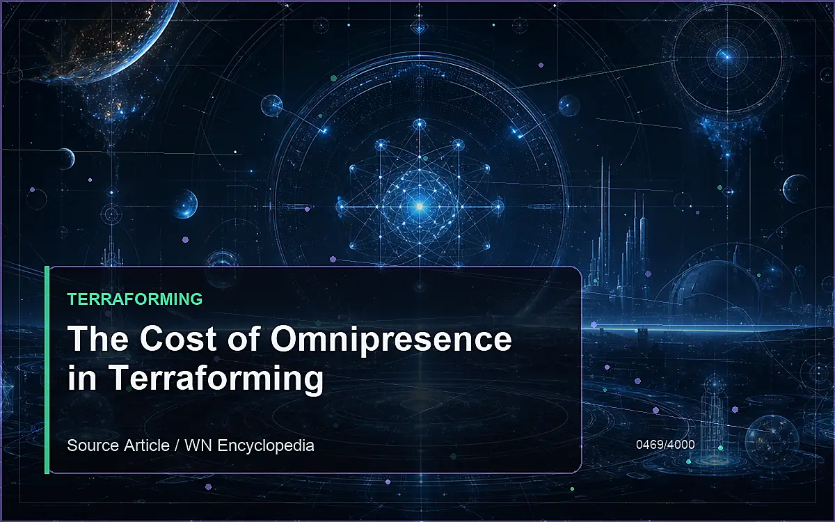 AI-generated encyclopedia reference image for The Cost of Omnipresence in Terraforming
