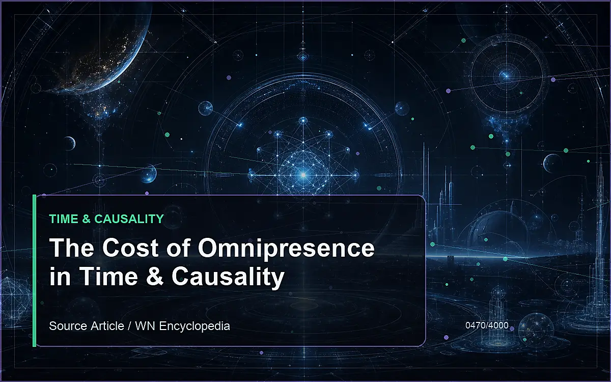 AI-generated encyclopedia reference image for The Cost of Omnipresence in Time & Causality