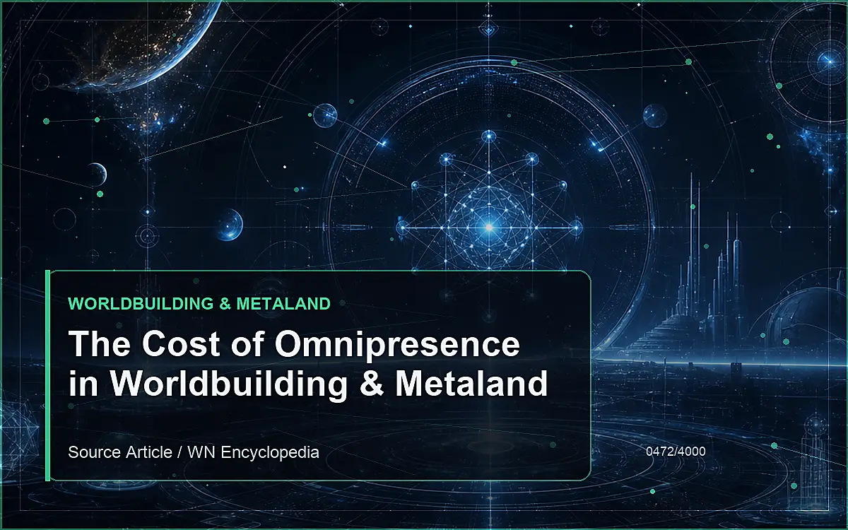 AI-generated encyclopedia reference image for The Cost of Omnipresence in Worldbuilding & Metaland