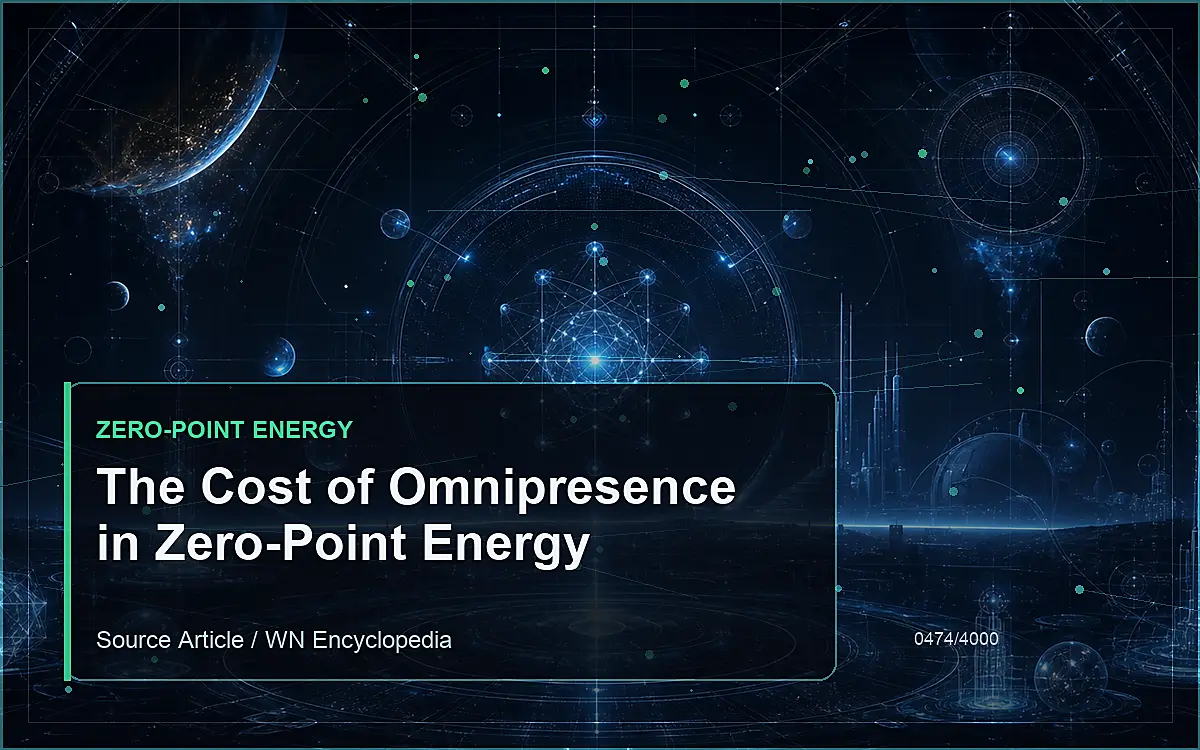 AI-generated encyclopedia reference image for The Cost of Omnipresence in Zero-Point Energy
