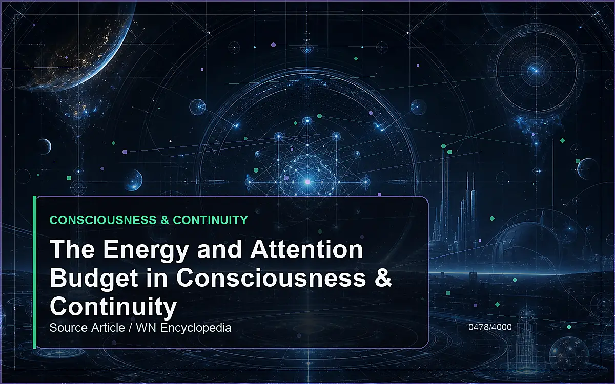 AI-generated encyclopedia reference image for The Energy and Attention Budget in Consciousness & Continuity