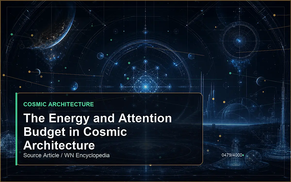 AI-generated encyclopedia reference image for The Energy and Attention Budget in Cosmic Architecture