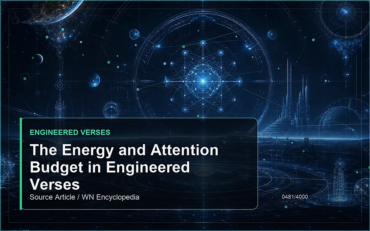AI-generated encyclopedia reference image for The Energy and Attention Budget in Engineered Verses