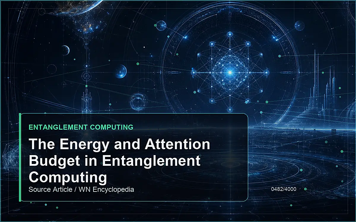 AI-generated encyclopedia reference image for The Energy and Attention Budget in Entanglement Computing