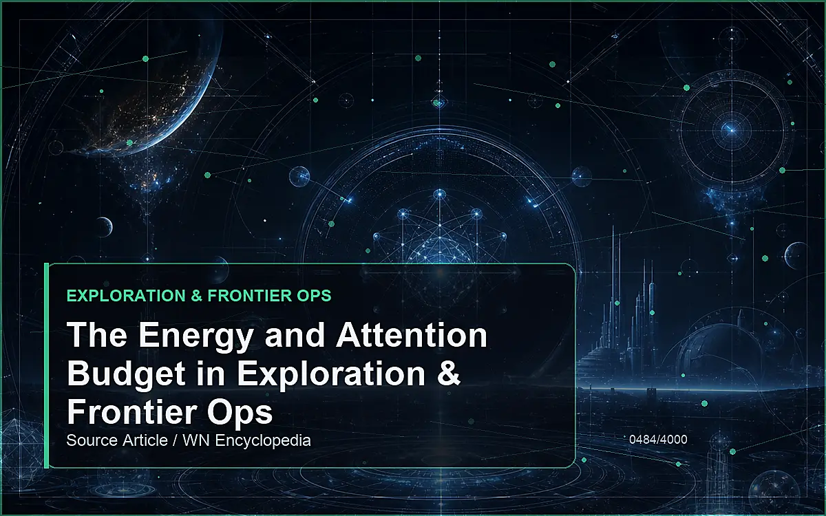 AI-generated encyclopedia reference image for The Energy and Attention Budget in Exploration & Frontier Ops