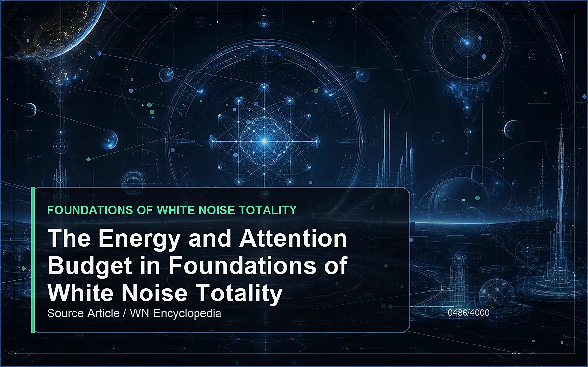 AI-generated encyclopedia reference image for The Energy and Attention Budget in Foundations of White Noise Totality