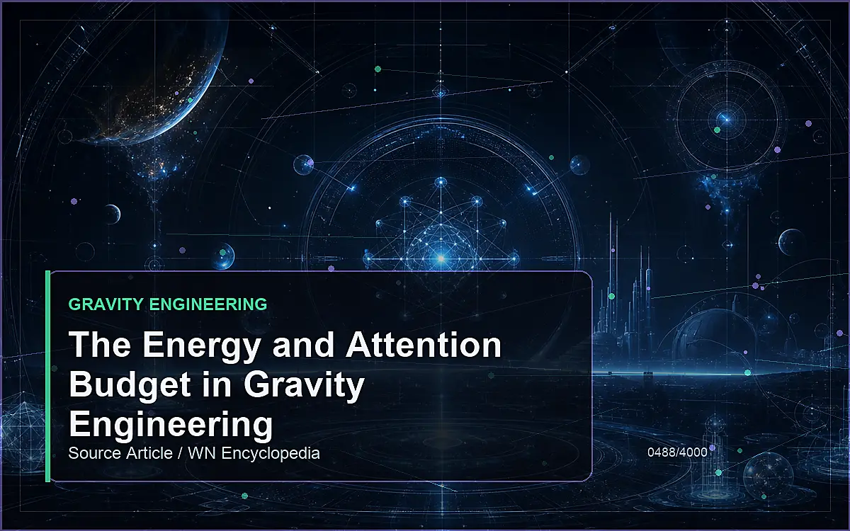AI-generated encyclopedia reference image for The Energy and Attention Budget in Gravity Engineering