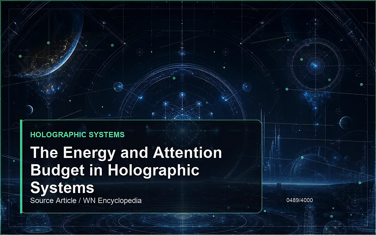 AI-generated encyclopedia reference image for The Energy and Attention Budget in Holographic Systems