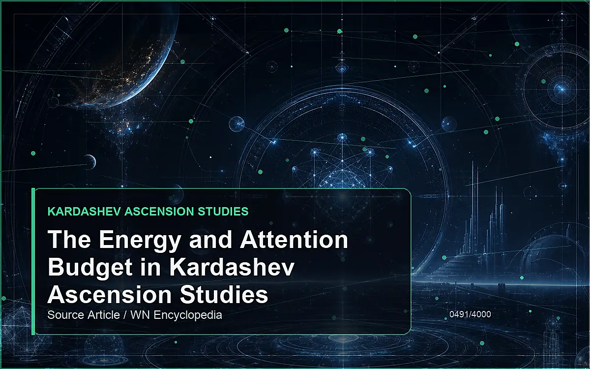AI-generated encyclopedia reference image for The Energy and Attention Budget in Kardashev Ascension Studies