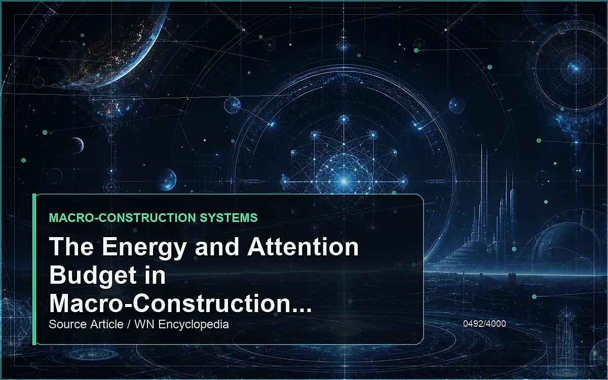 AI-generated encyclopedia reference image for The Energy and Attention Budget in Macro-Construction Systems