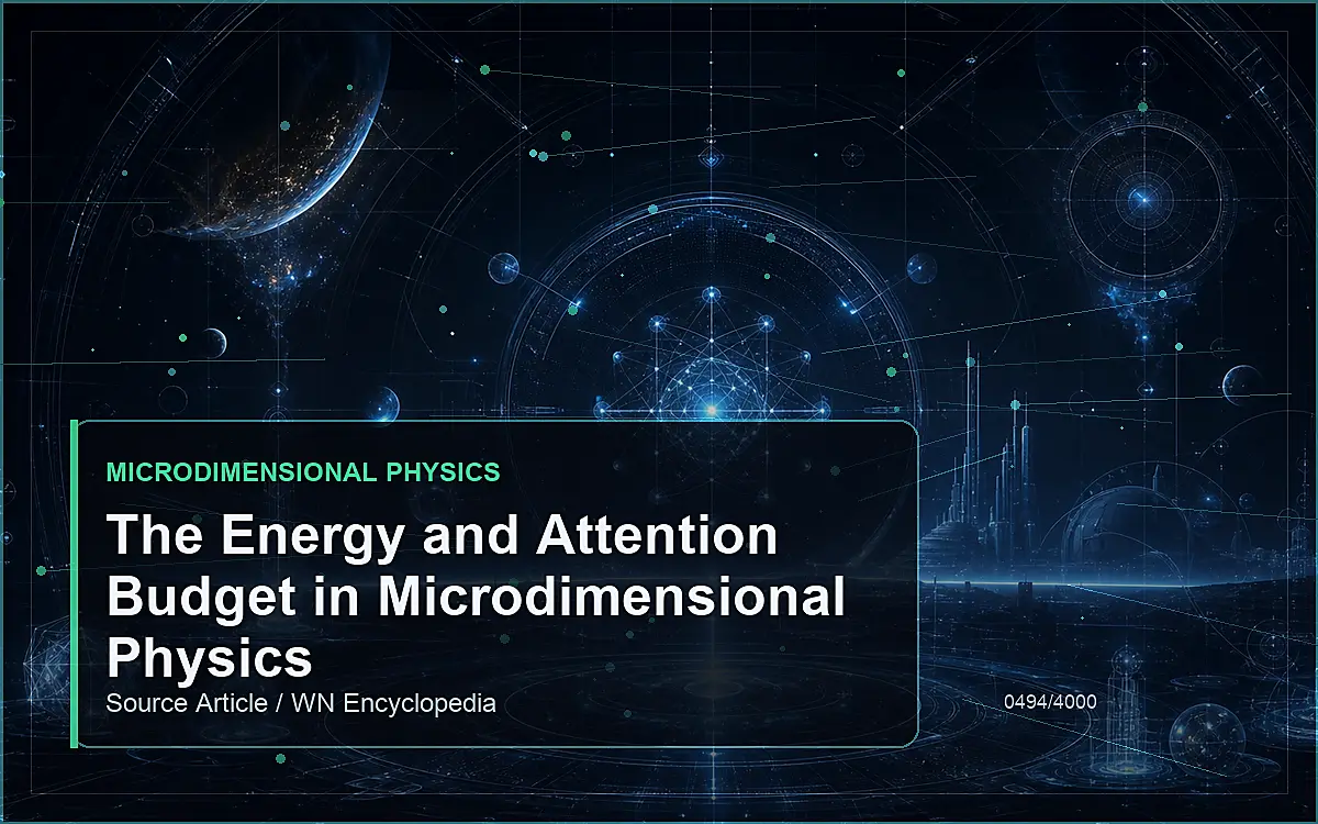 AI-generated encyclopedia reference image for The Energy and Attention Budget in Microdimensional Physics
